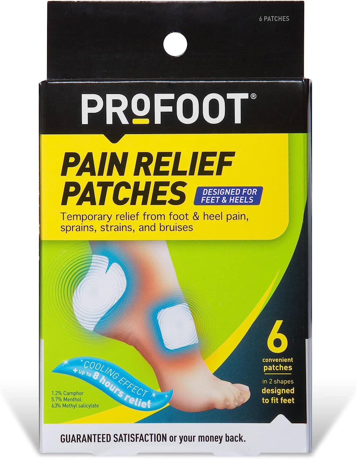PROFOOT Pain Relief Patches for Foot & Heel Pain, [...]