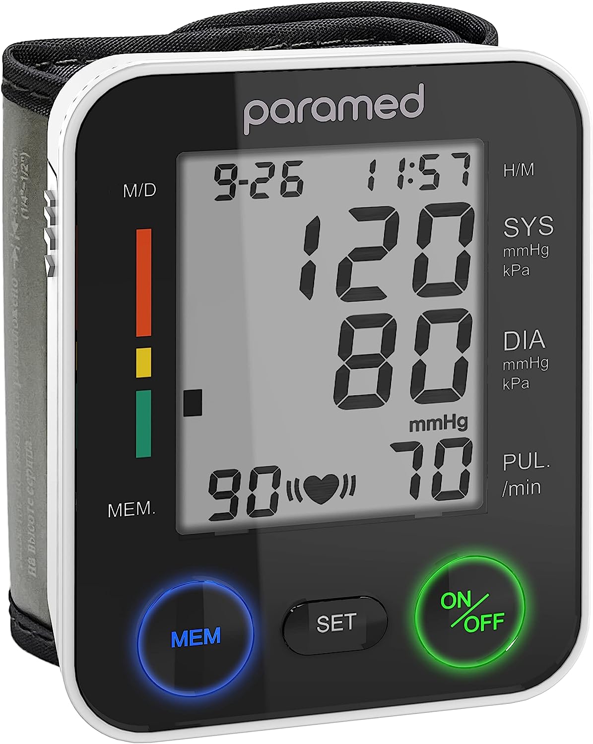 PARAMED Automatic Wrist Blood Pressure Monitor: Blood- [...]
