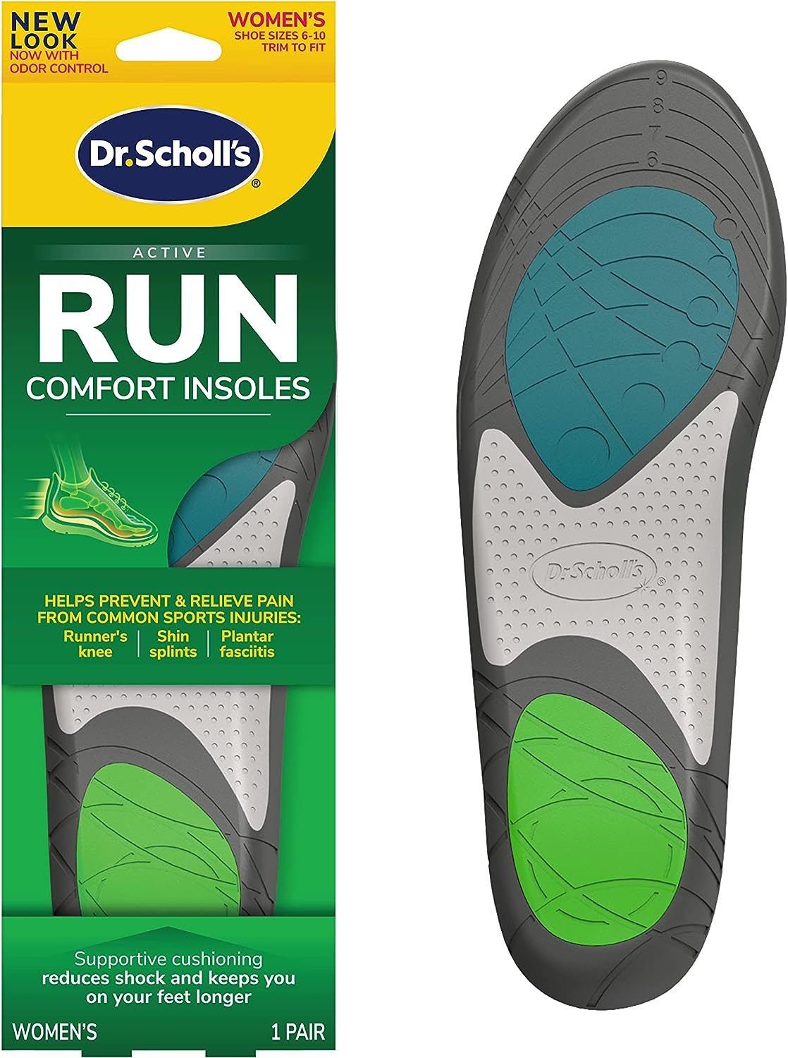 Dr. Scholl's Run Active Comfort Insoles,Women's, 1 [...]