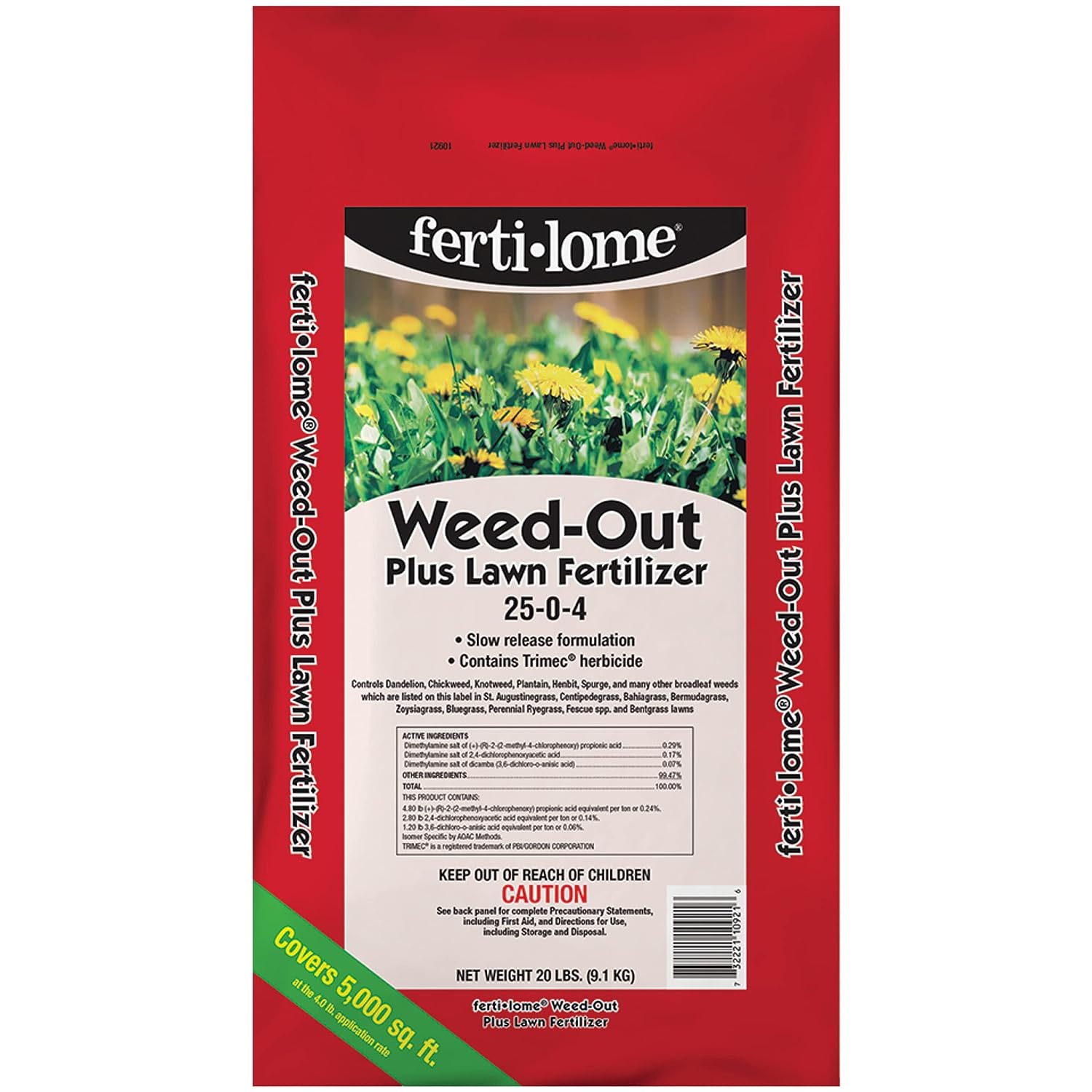 Fertilome (10921) Weed-Out Plus Lawn Fertilizer 25-0-4 [...]