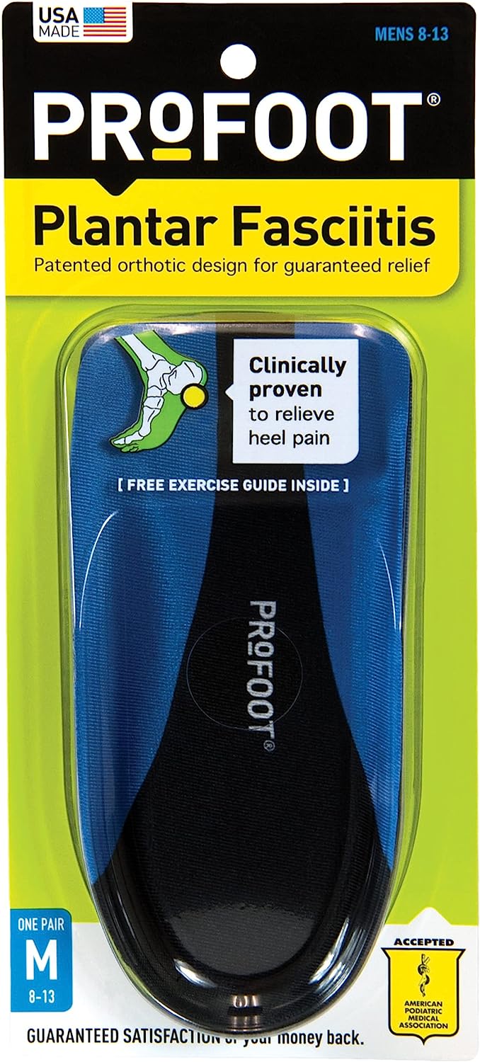 PROFOOT Orthotic Insoles for Plantar Fasciitis & Heel [...]