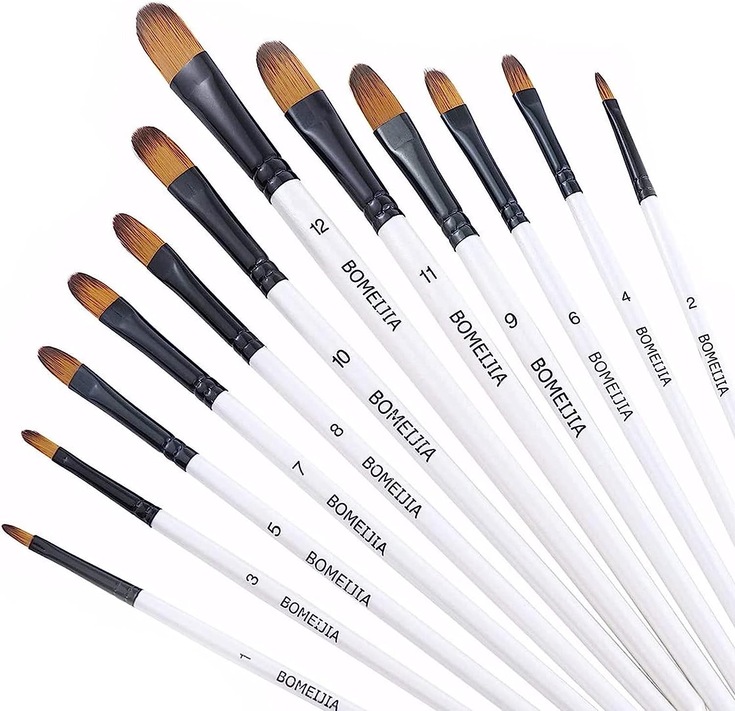 GETHPEN Filbert Paint Brushes Set, 12 PCS Artist Brush [...]