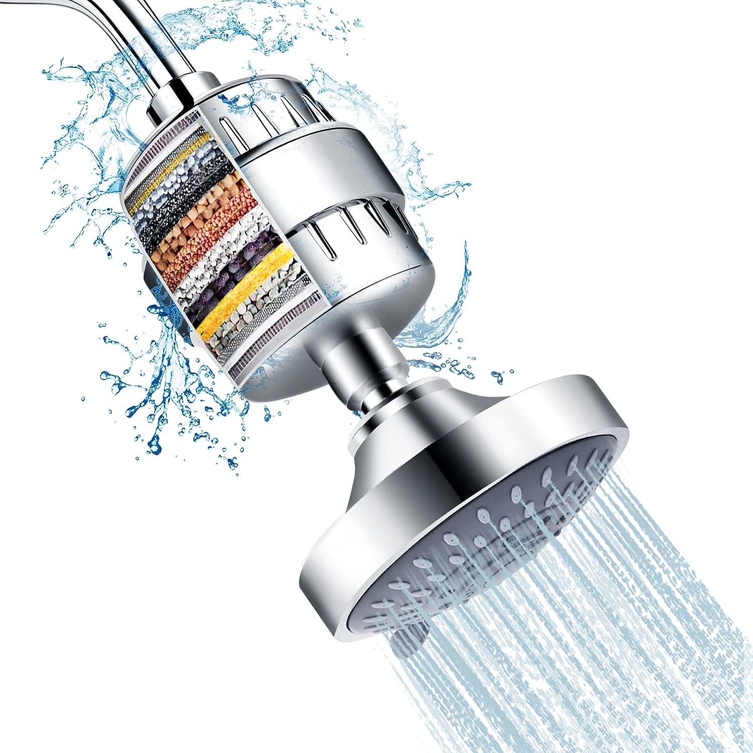 Shower Head and 15 Stage Shower Filter Combo, FEELSO [...]