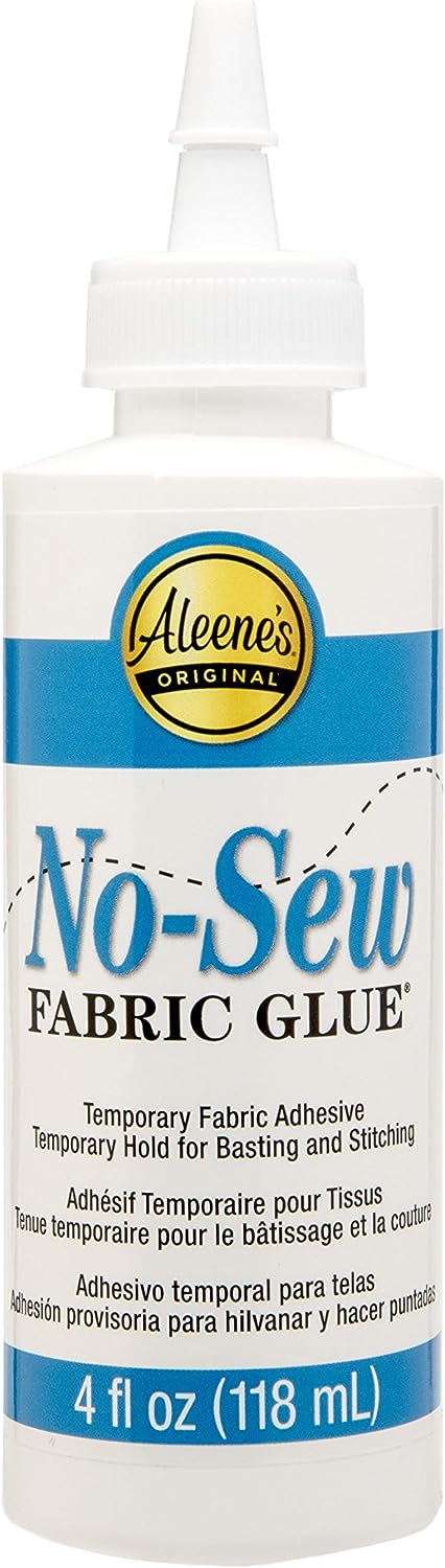 Aleene's 15626 No-Sew Fabric Glue ,Multicolor,4 oz
