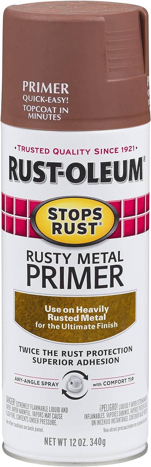 Rust-Oleum 7769830 Stops Rust Spray Paint, 12-Ounce, [...]