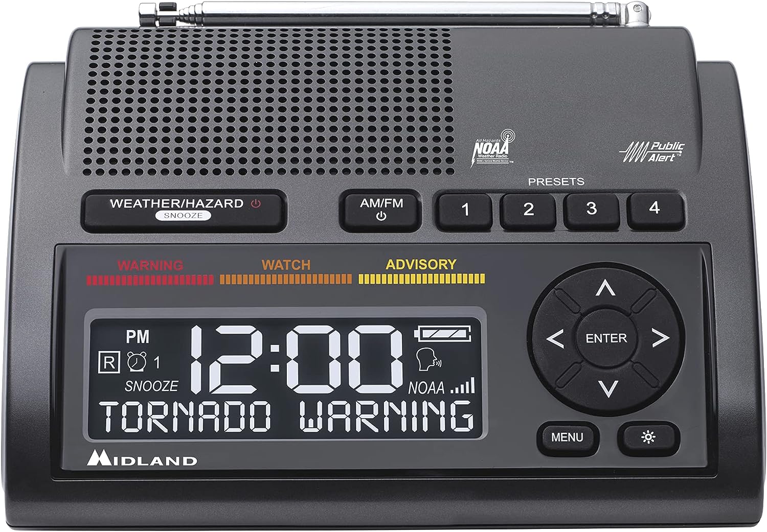 Midland - WR400, Deluxe NOAA Weather Alert Radio - [...]