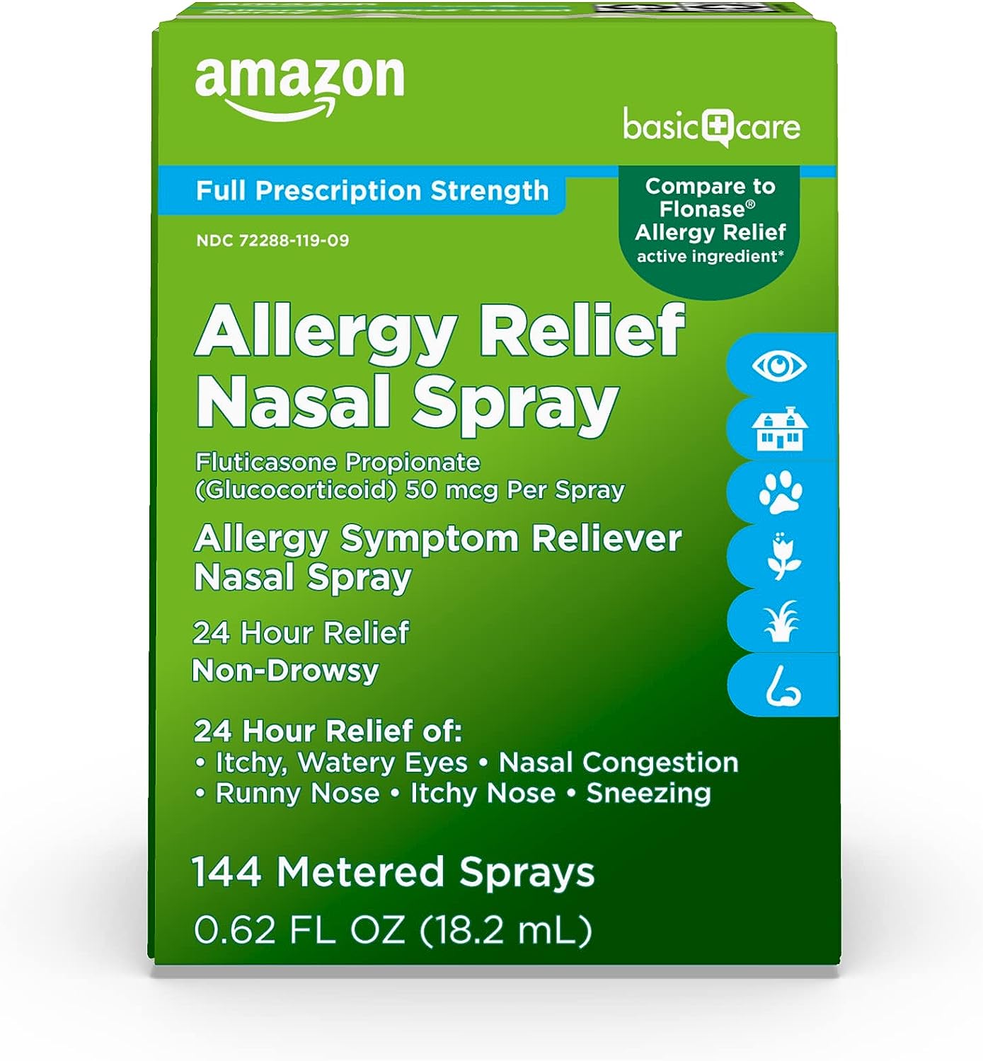 Amazon Basic Care 24-Hour Allergy Relief Nasal Spray, [...]