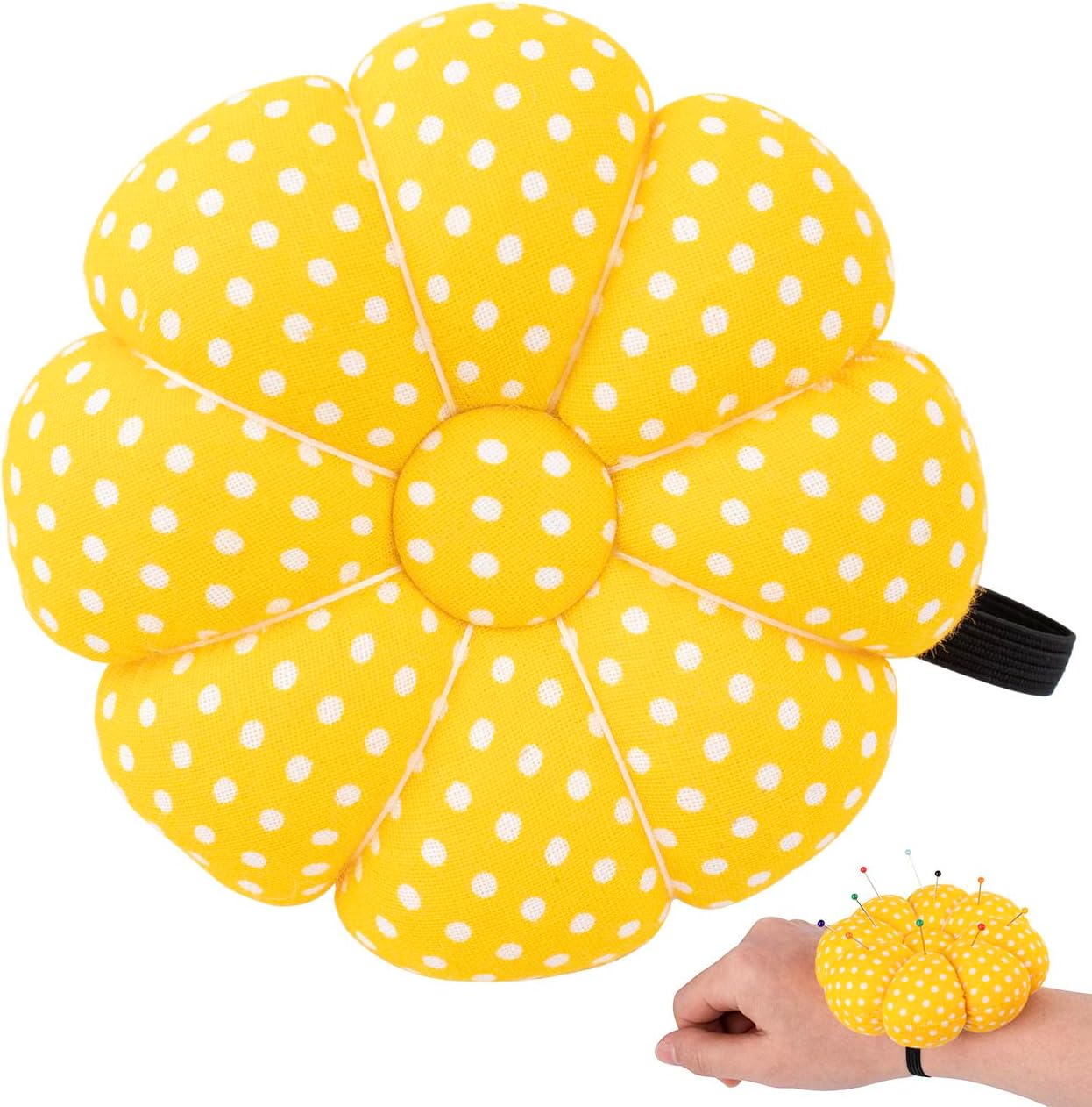 Rolybag Pin Cushions Wrist Pins Cushions with Elastic [...]