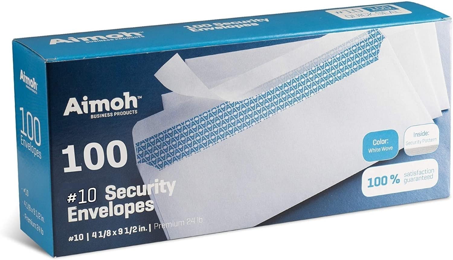 #10 Security Tinted Self-Seal Envelopes - No Window - [...]