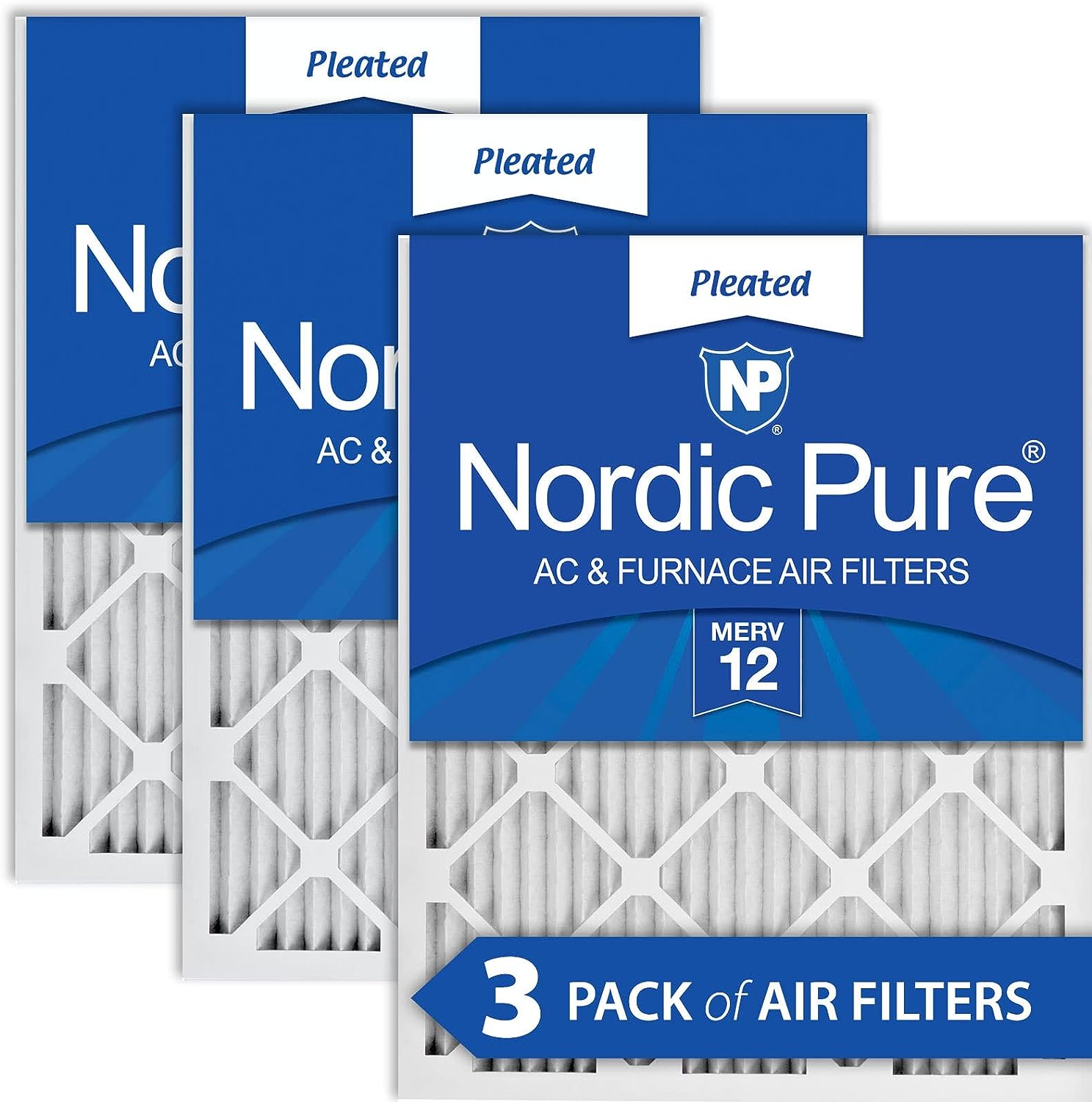 Nordic Pure 14x25x1 MERV 12 Pleated AC Furnace Air [...]