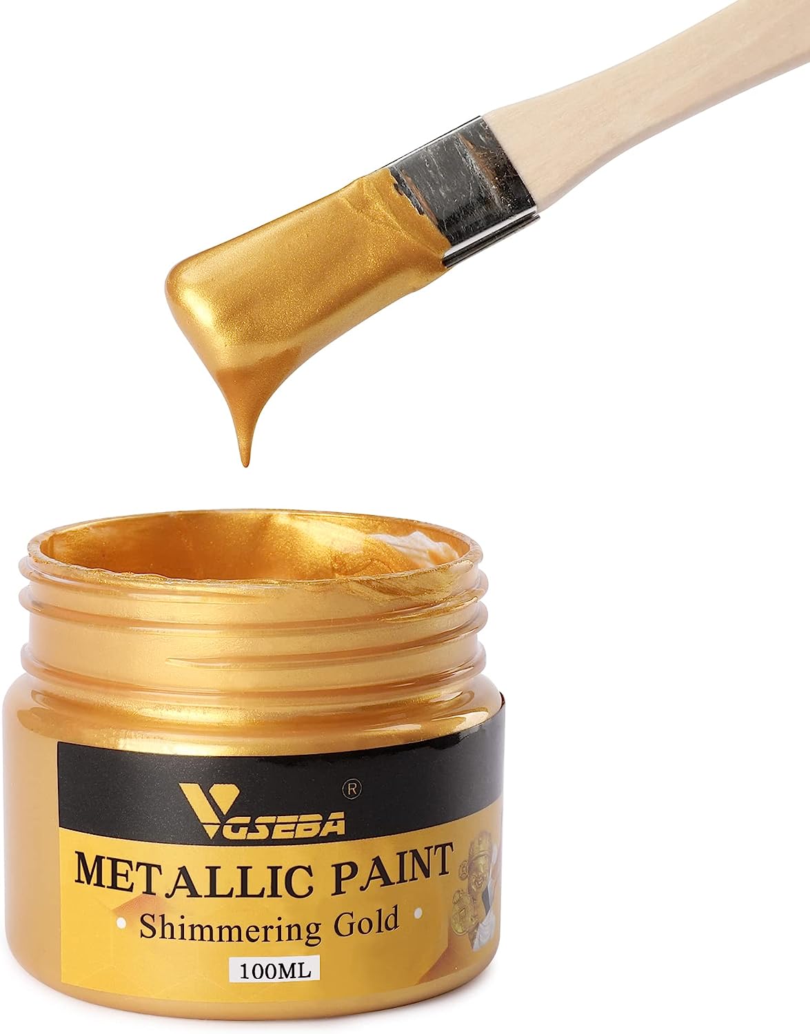Acrylic Paint Metallic Gold, Non Toxic, Non Fading, [...]