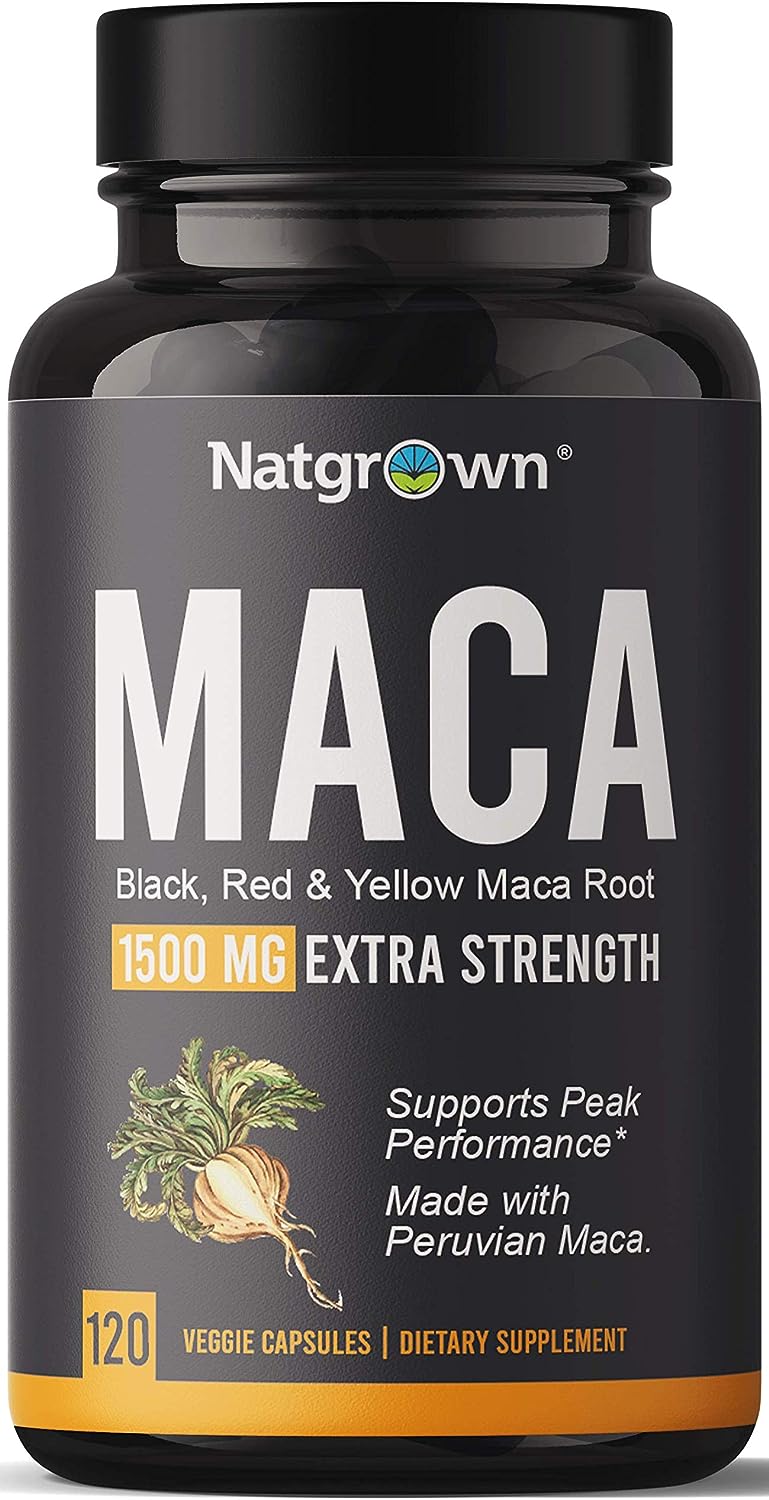 Natgrown Organic Maca Root Powder Capsules 1500 mg [...]