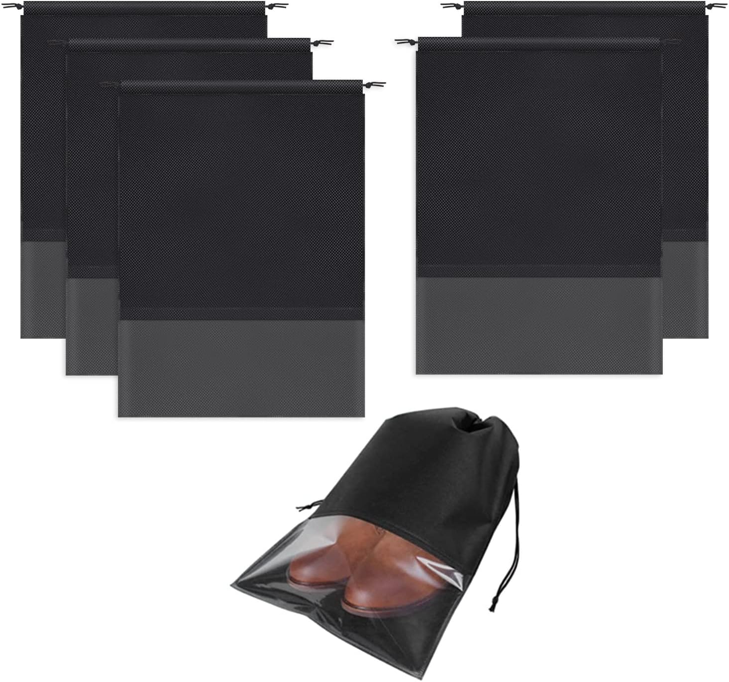 SHENGQIDZ 5 pack portable travel shoe bag, space- [...]
