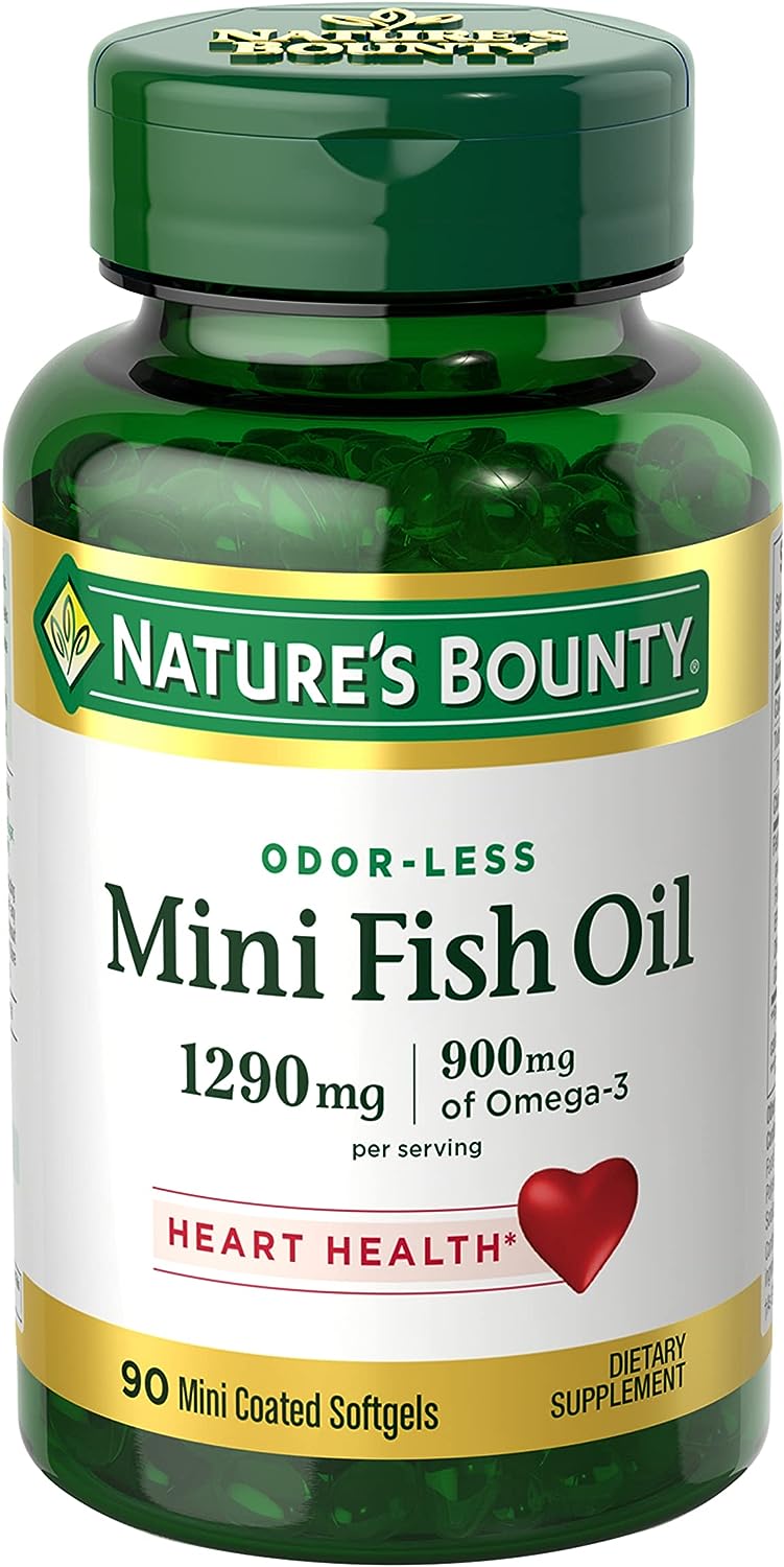 Nature’s Bounty Mini Fish Oil Softgels 1290 mg, [...]
