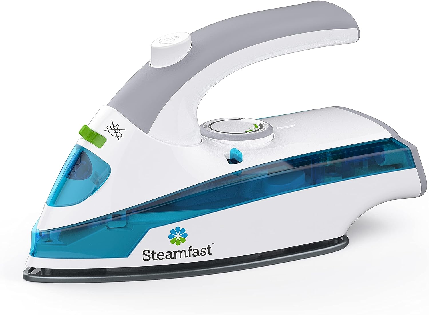 Steamfast SF-710 Mini Steam Iron, White, Non-Stick [...]