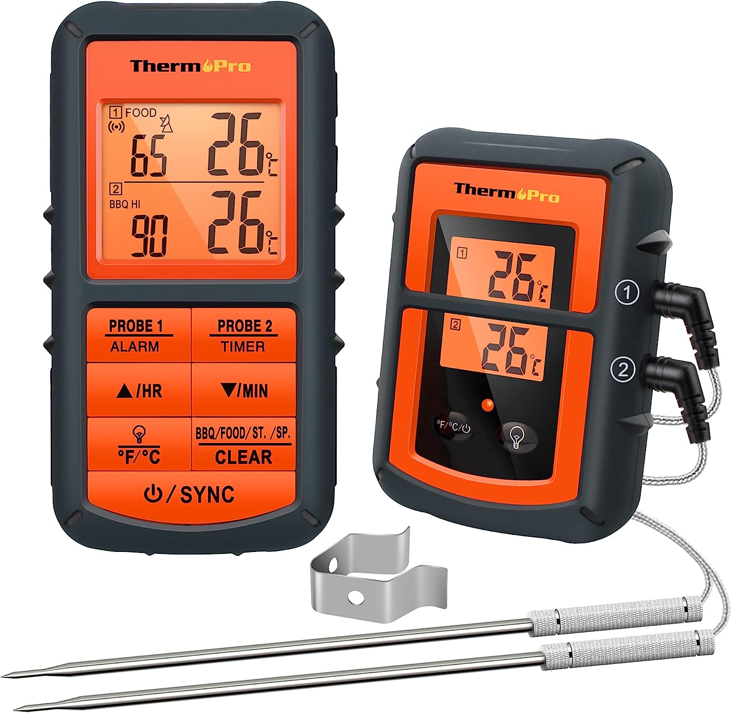 ThermoPro TP08B 500FT Wireless Meat Thermometer for [...]