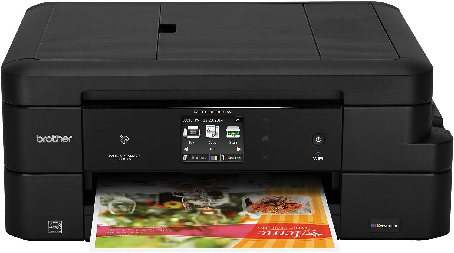 Brother Inkjet Printer, MFC-J985DW, Duplex Printing, [...]