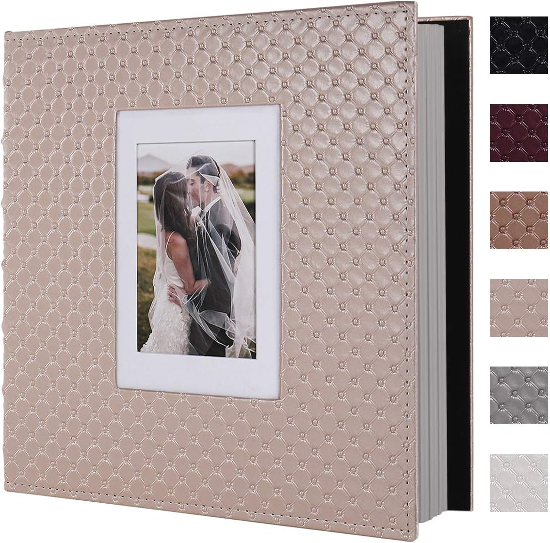 RECUTMS DIY 60 Pages Leather Cover Scrapbook Photo [...]