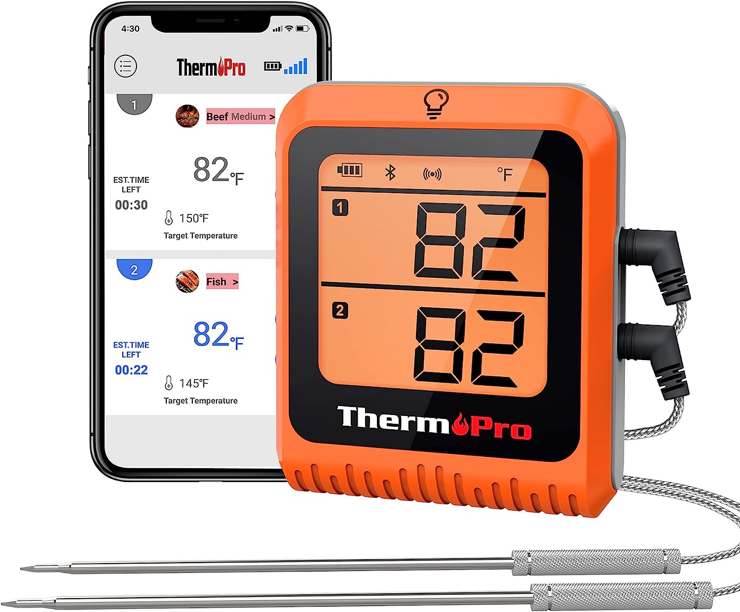 ThermoPro Wireless Meat Thermometer of 650FT, [...]