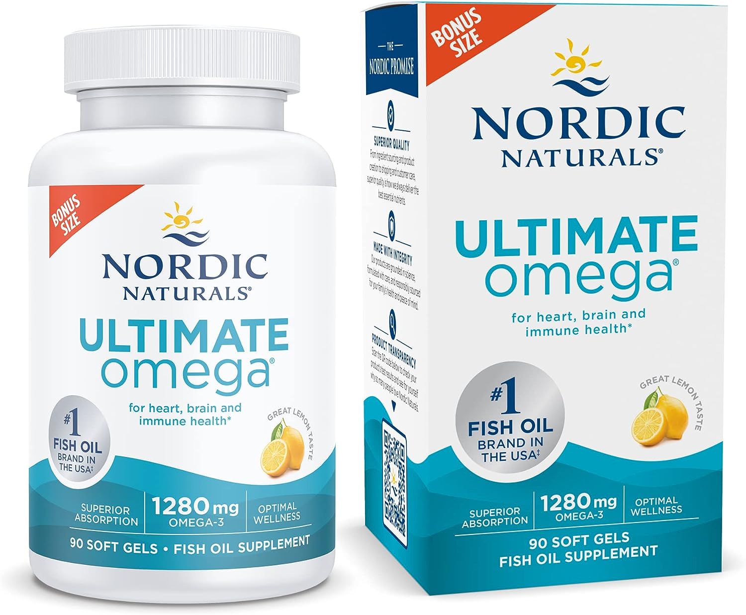Nordic Naturals Ultimate Omega, Lemon Flavor - 90 Soft [...]