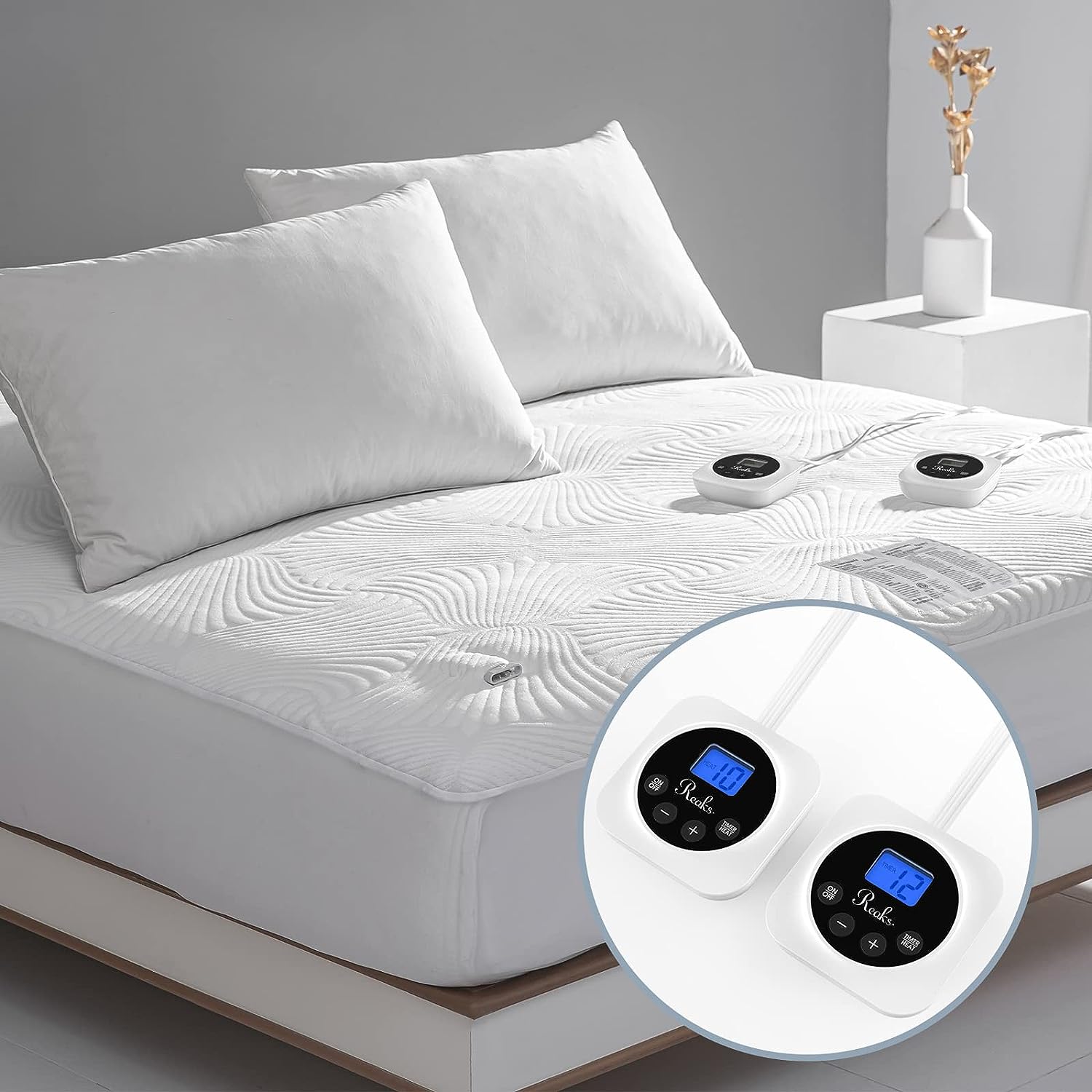 King Size Electric Zoned Heated Mattress Pad Cover [...]