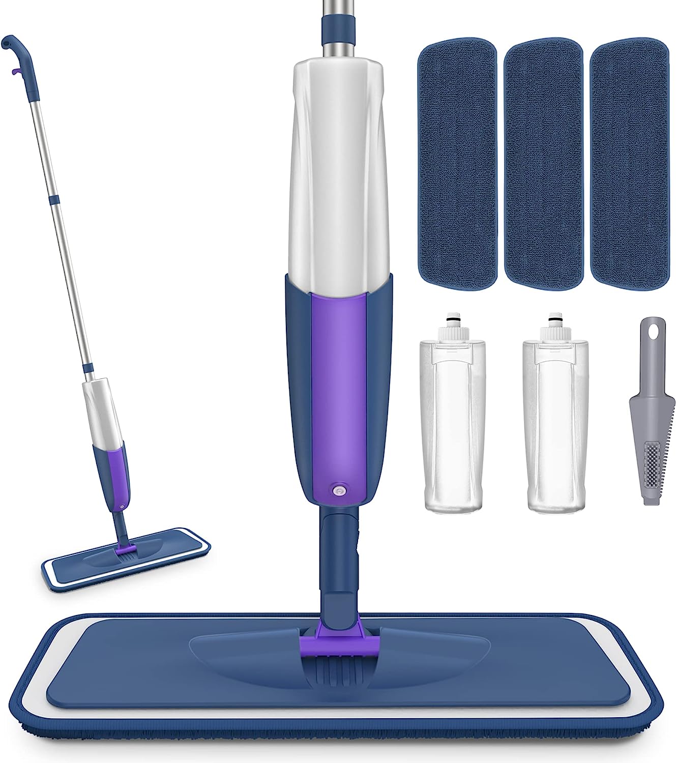 Wet Mops for Floor Cleaning- MEXERRIS Spray Mop with [...]