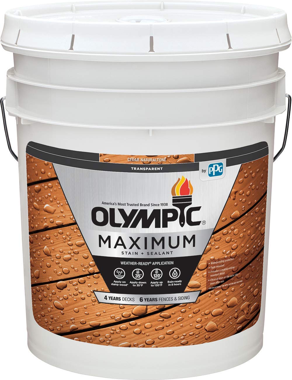 Olympic Maximum Wood Stain And Sealer For Decks, [...]