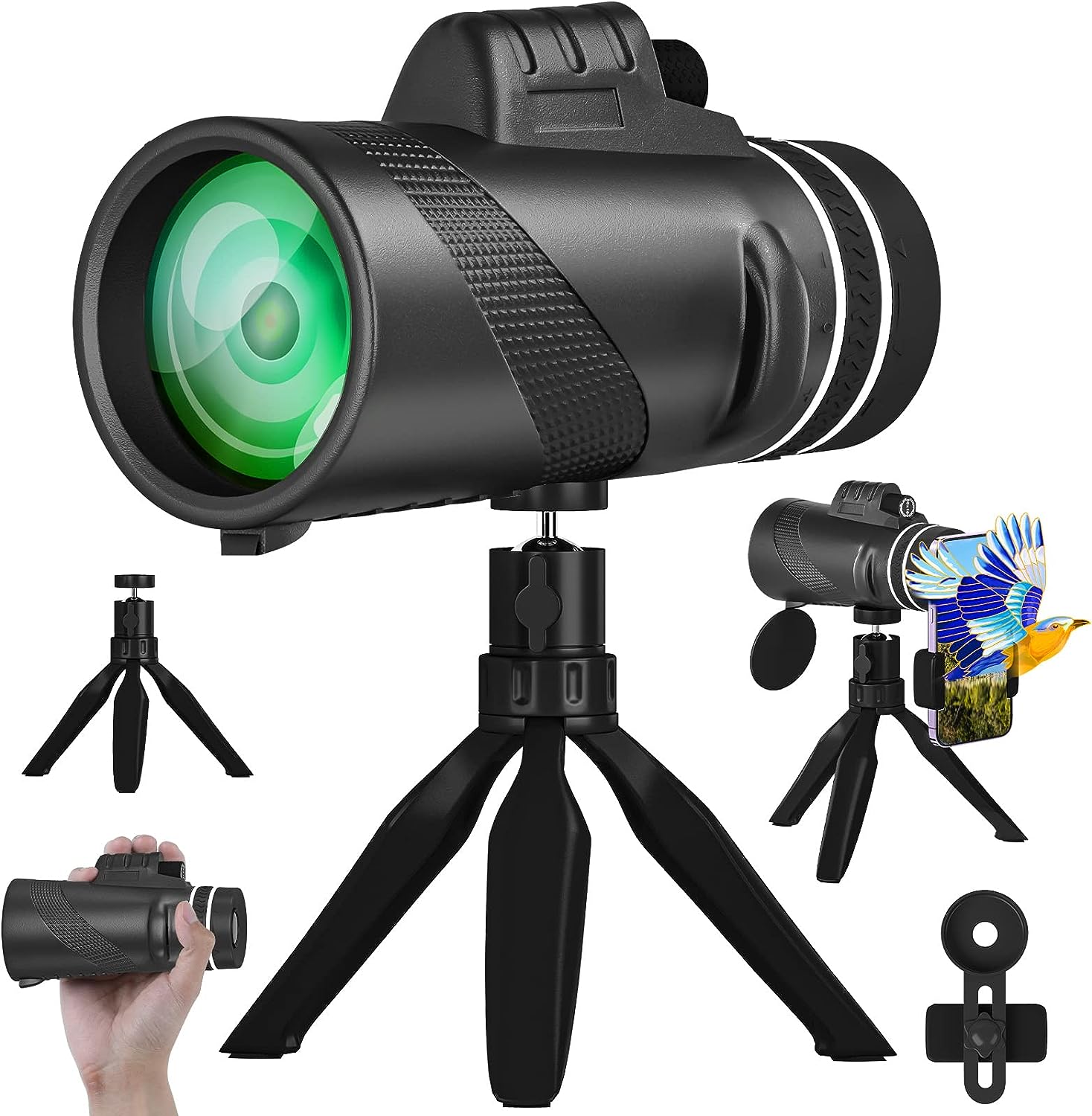 80x100 Monocular Telescope for Adults High Powered [...]