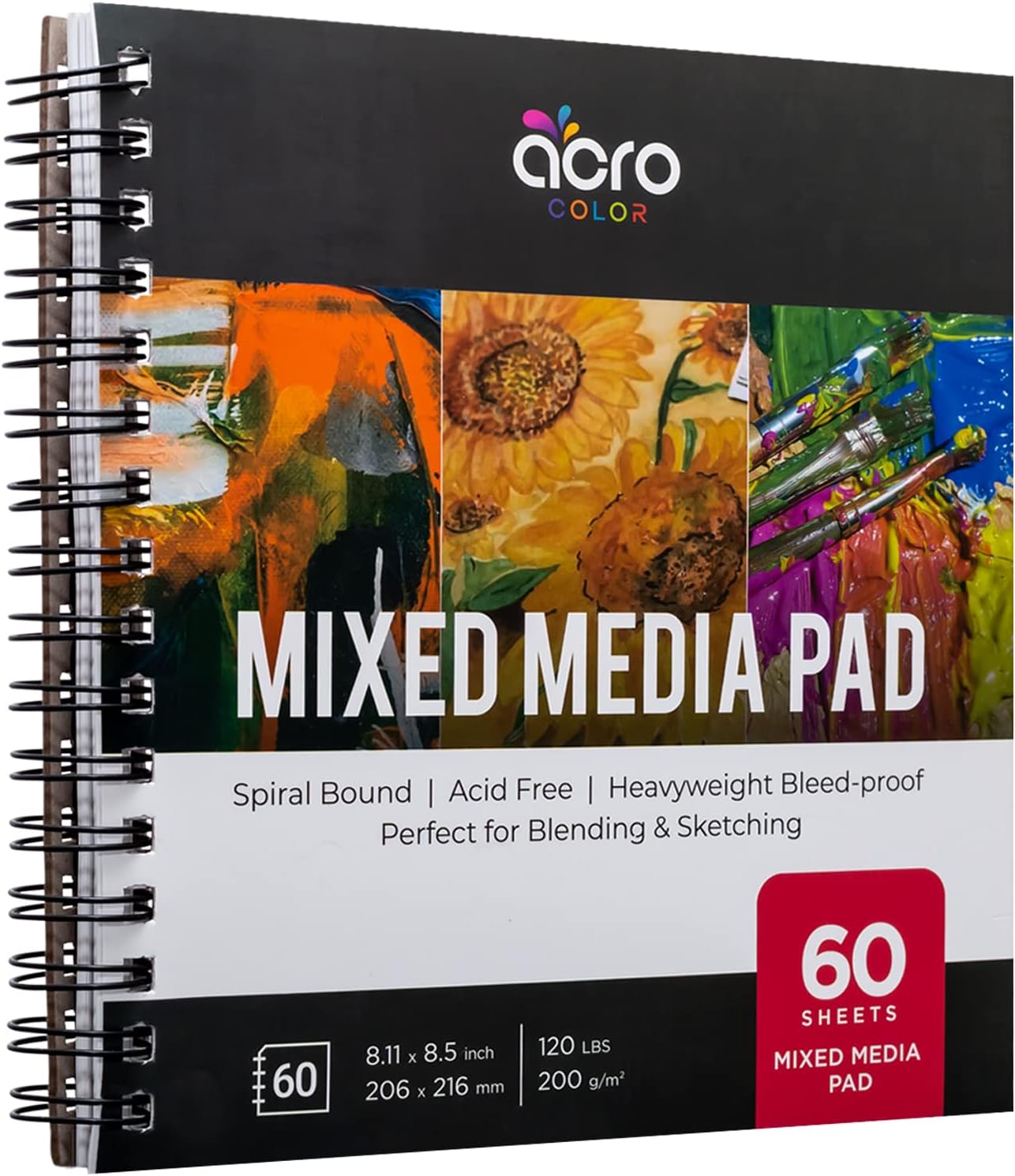 Mixed Media Sketchbook 8.11” x 8.5” | Spiral Bound [...]
