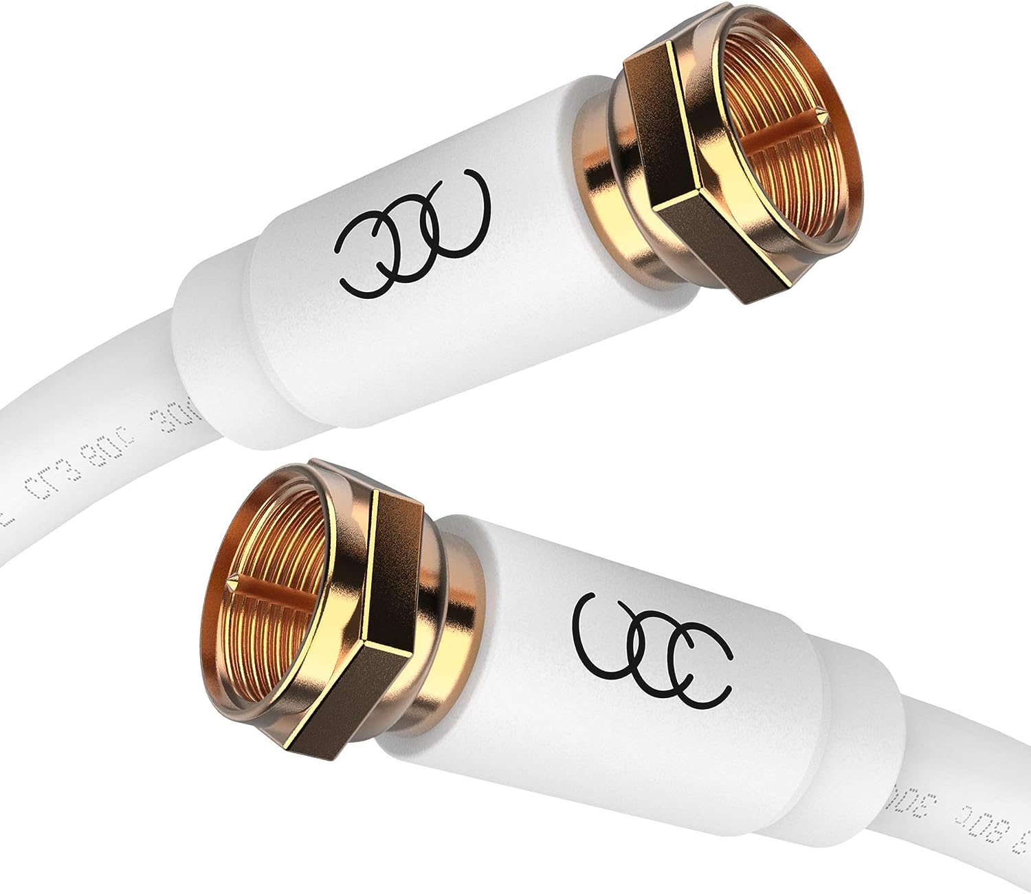 UCC Coaxial Cable (25 ft) Triple Shielded - RG6 Coax [...]