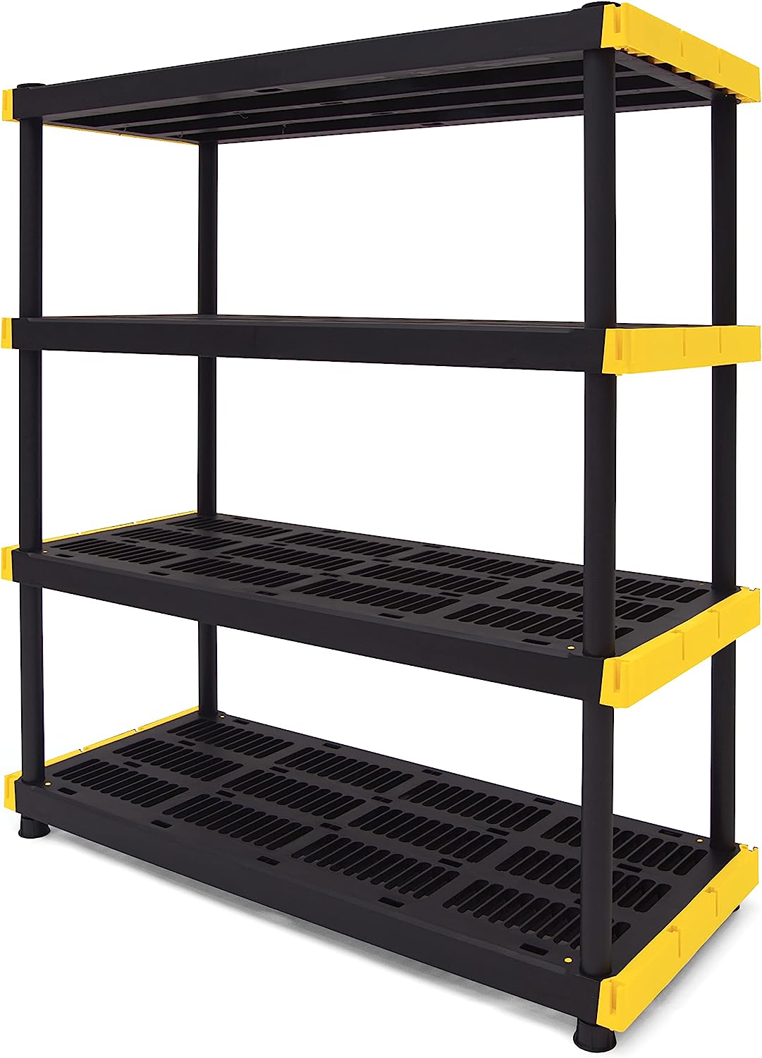 Original Black & Yellow 4-Tier Storage Shelving Unit, [...]
