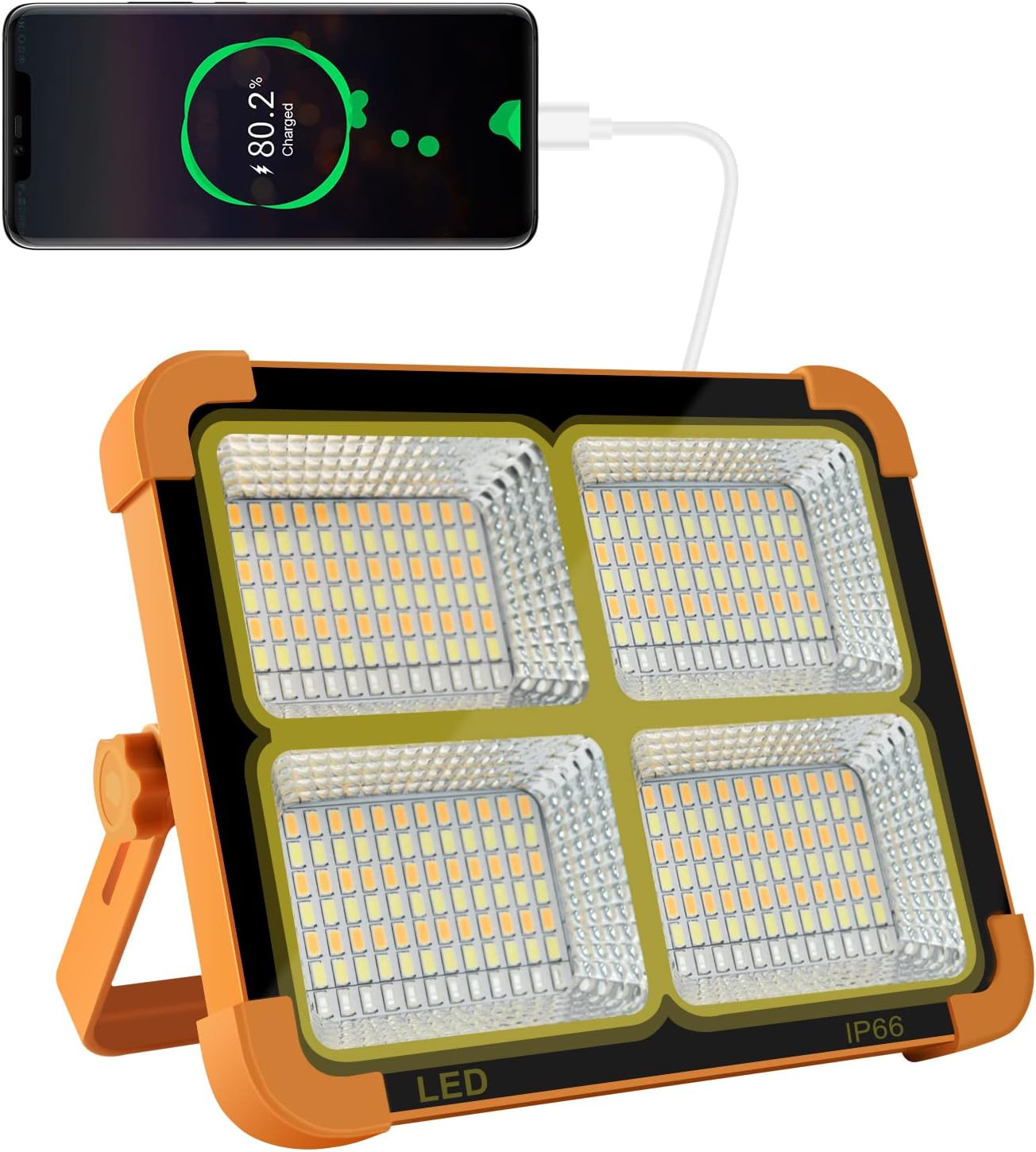 CosyEasy Portable LED Work Solar Light 100W 16500mAh [...]