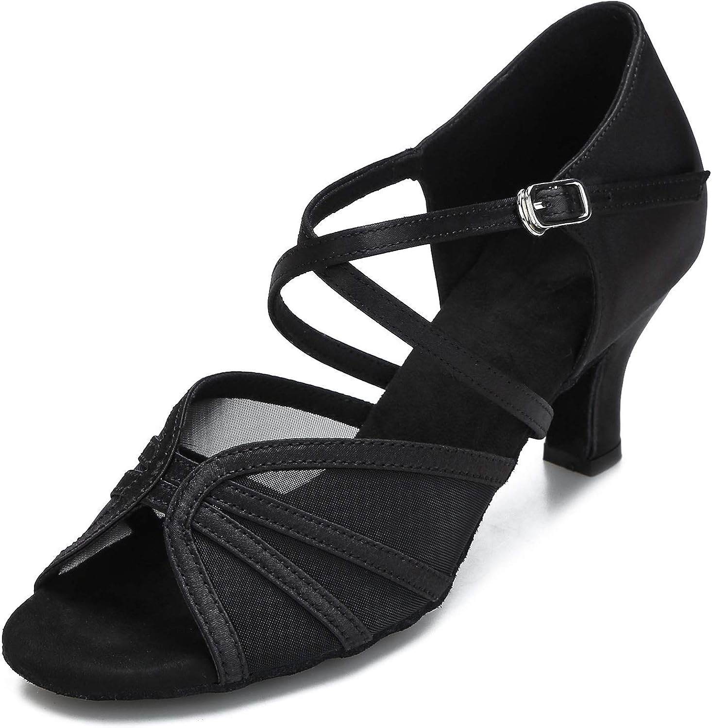 CLEECLI Women's Ballroom Dance Shoes Latin Salsa [...]