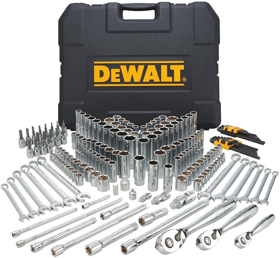 DEWALT Mechanics Tools Kit and Socket Set, 204-Piece, [...]