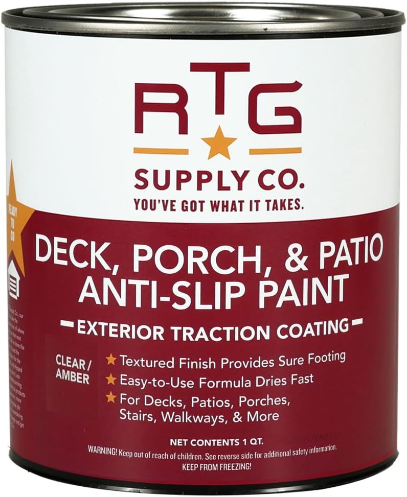 RTG Deck, Porch, & Patio Anti-Slip Paint (Quart, [...]