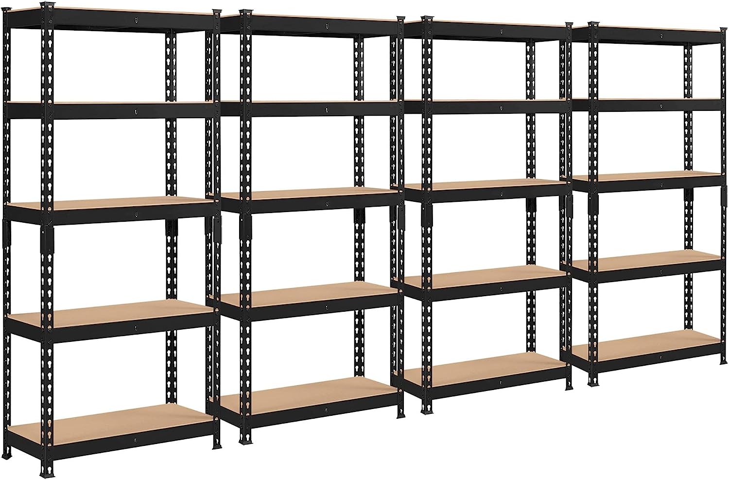 Topeakmart 4 PCS 5-Tier Utility Shelves, Metal Storage [...]