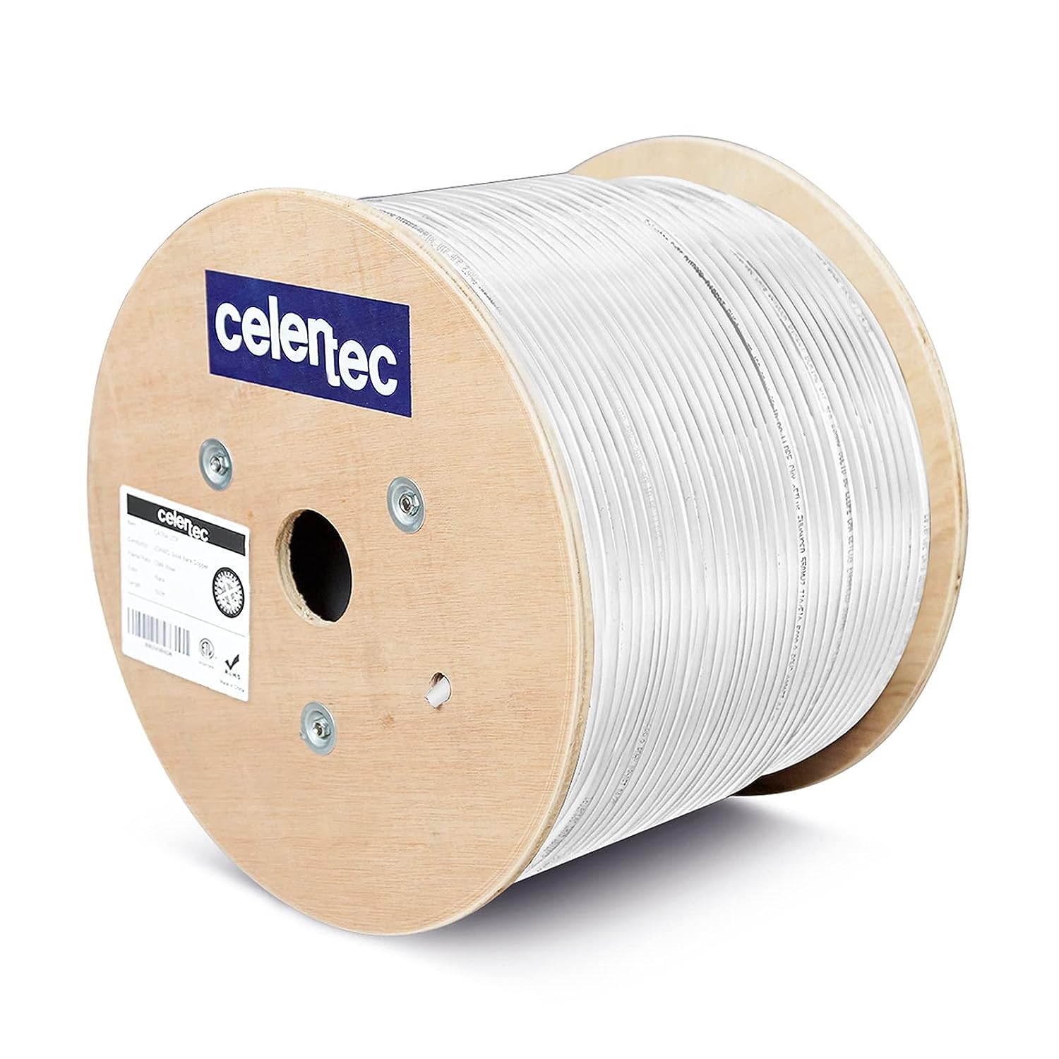 celertec CAT6A Ethernet Cable, 500ft, 23AWG Solid Bare [...]