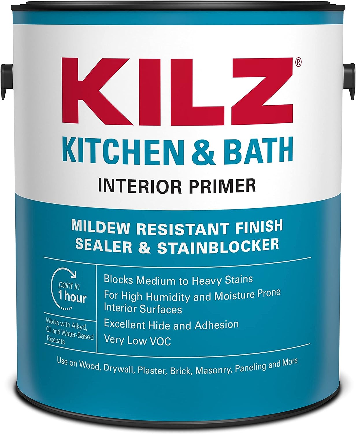 KILZ Kitchen & Bath Primer, Interior, 1 Gallon