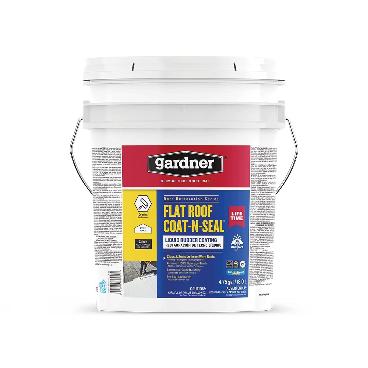 Gardner Flat Roof Coat-N-Seal Liquid Rubber Coating (5 [...]
