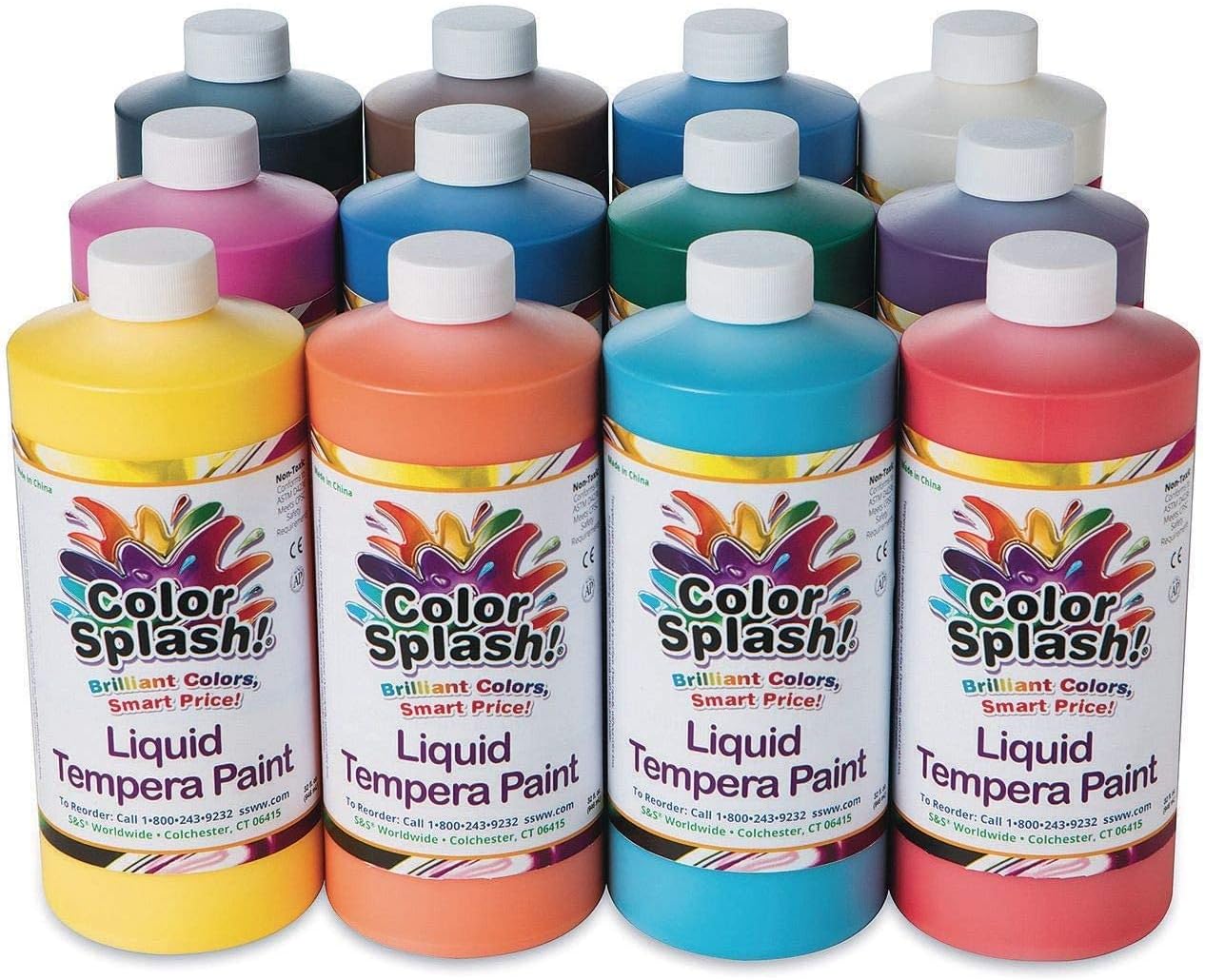 S&S Worldwide Color Splash! Liquid Tempera Bulk Paint, [...]