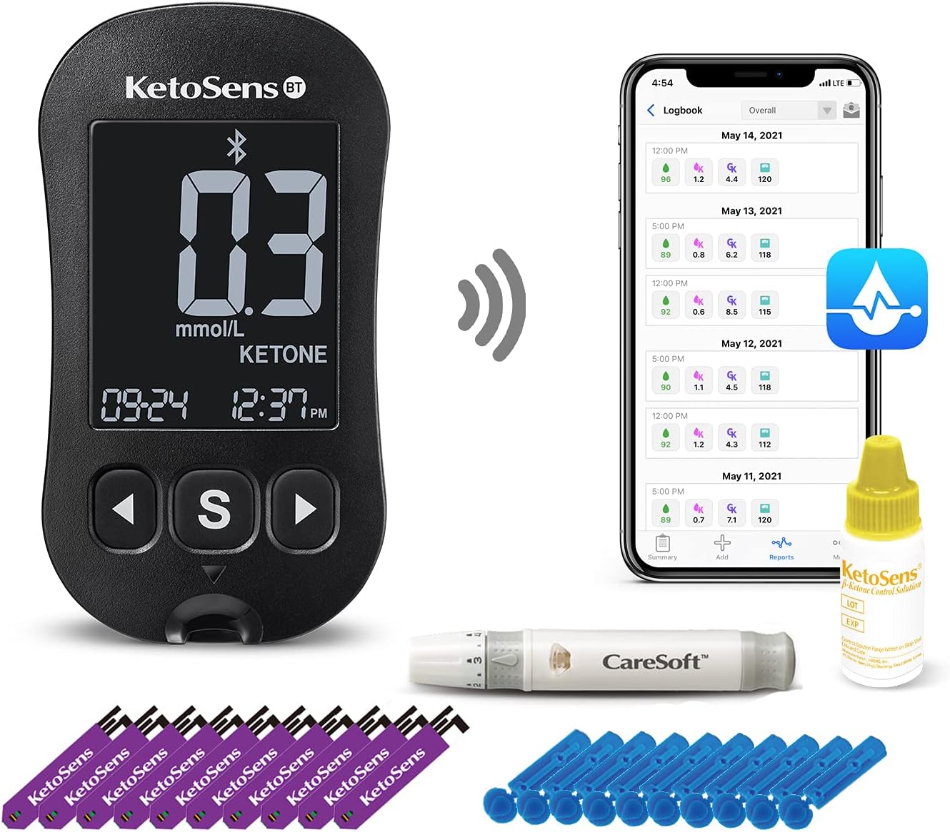 KetoSens Blood Ketone Monitoring Starter Kit with [...]