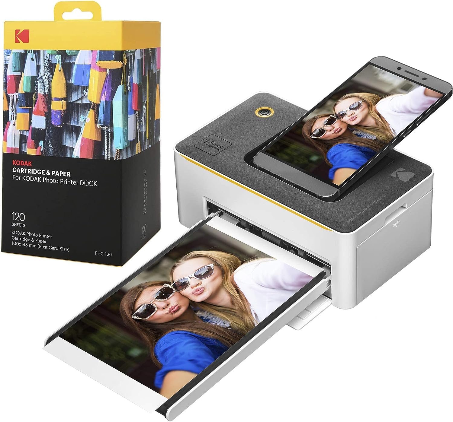 KODAK Dock Premium 4x6” Portable Instant Photo Printer [...]