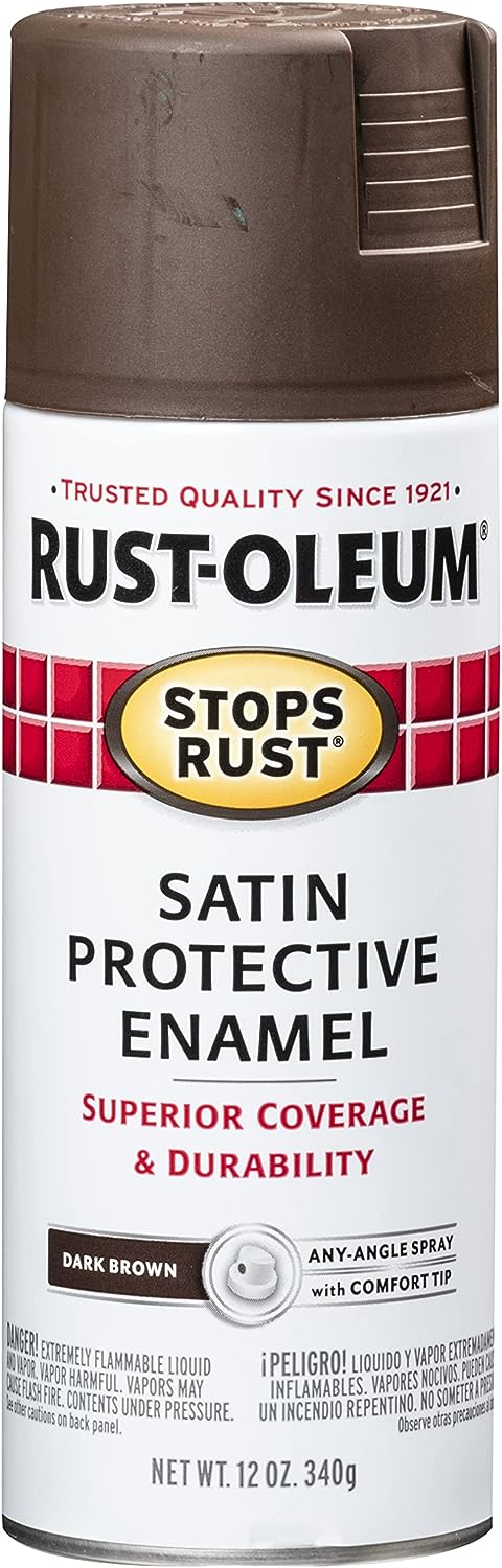 Rust-Oleum 241239 Stops Rust Spray Paint, 12 oz, Satin [...]
