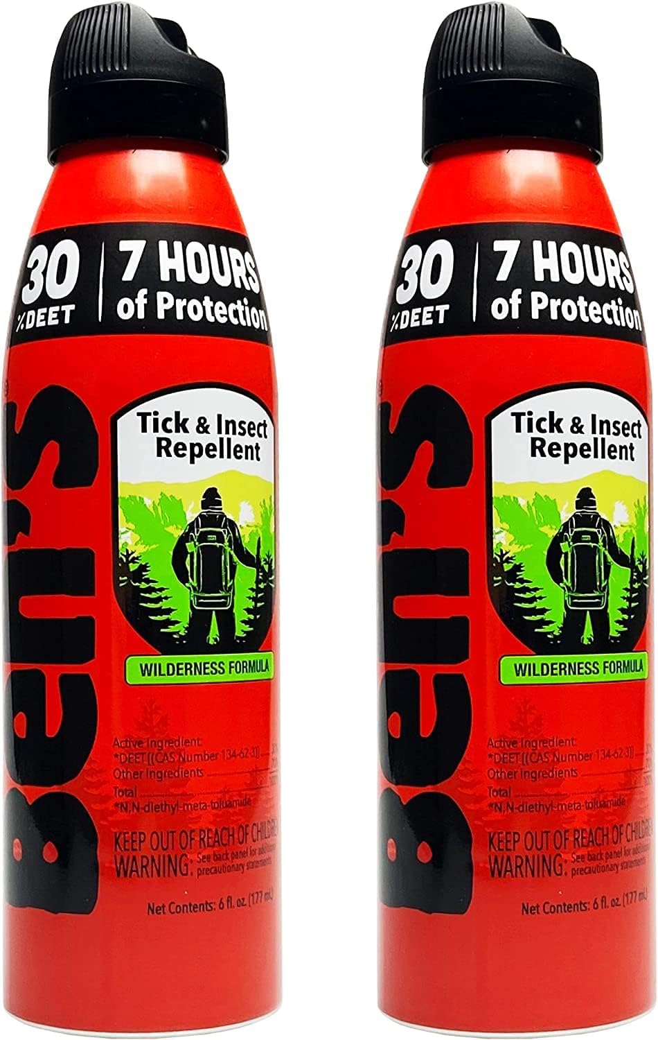 Ben's 30 Tick & Insect Repellent 6 Fl Oz. Eco-Spray - 2 Pack