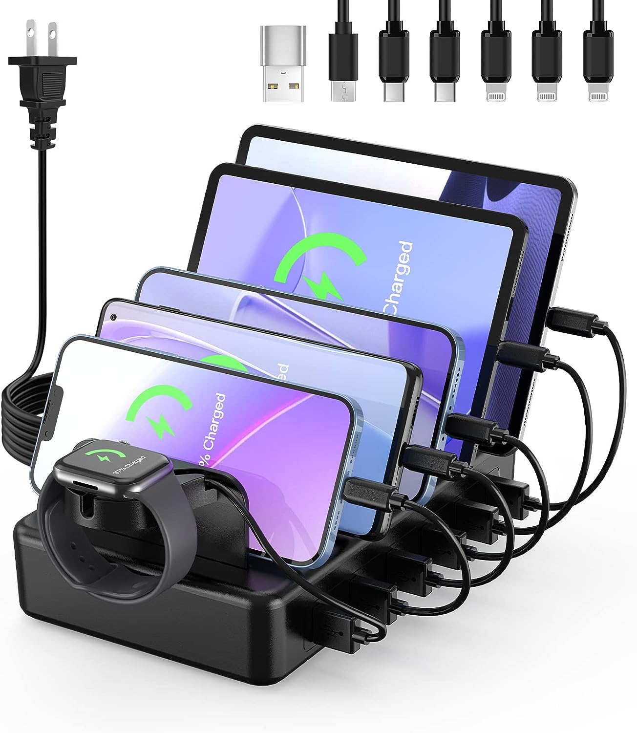 Charging Station for Multiple Devices, HSicily 6 Ports [...]