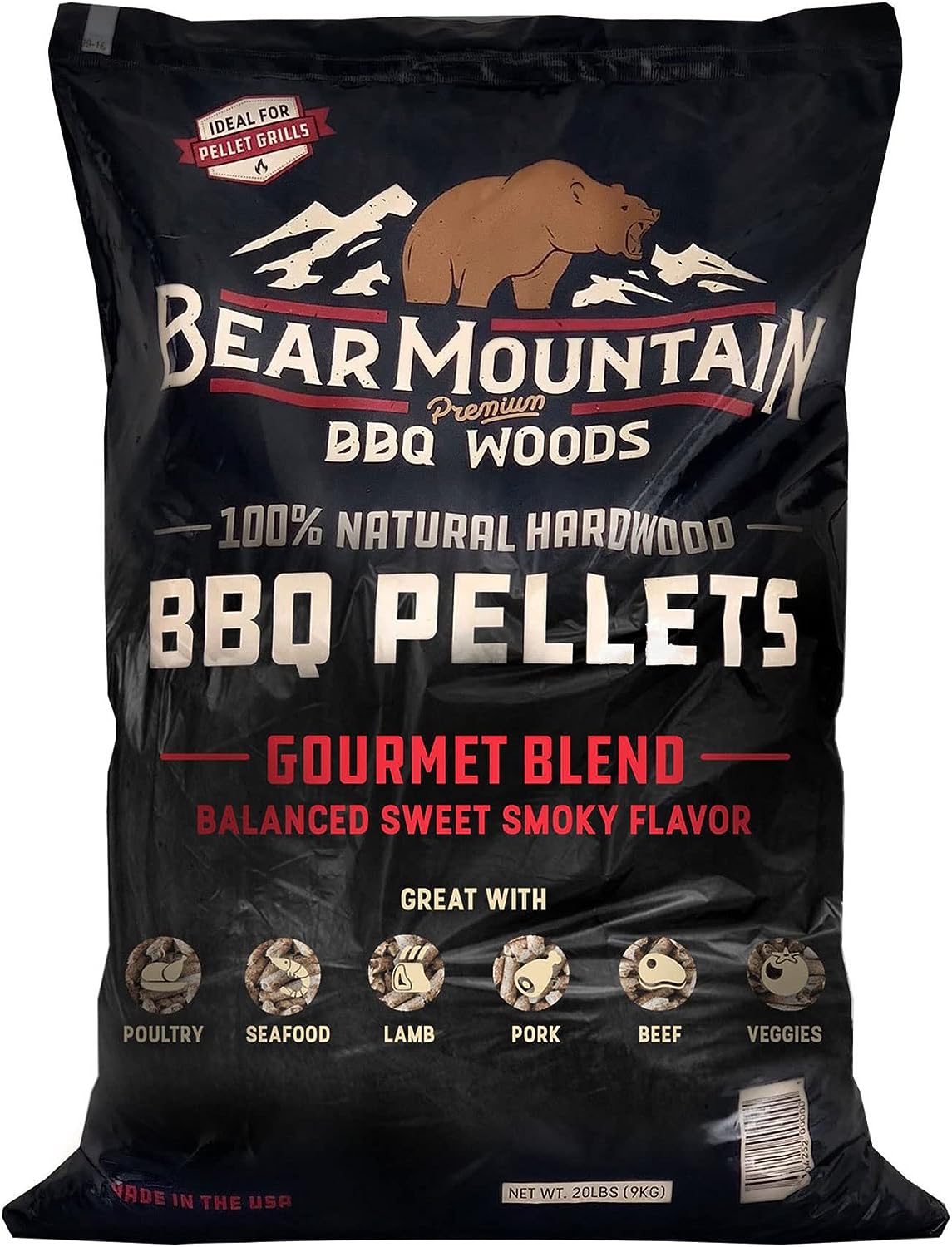 BEAR MOUNTAIN Premium BBQ WOODS 100% All-Natural [...]