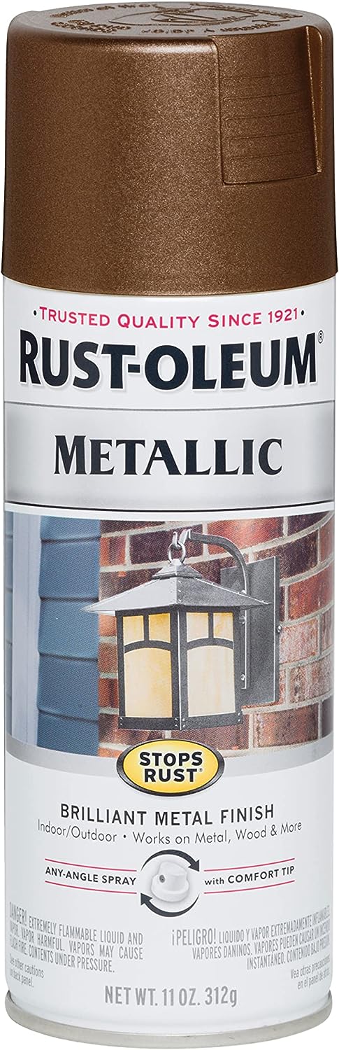 Rust-Oleum 286525 Stops Rust Metallic Spray Paint, [...]