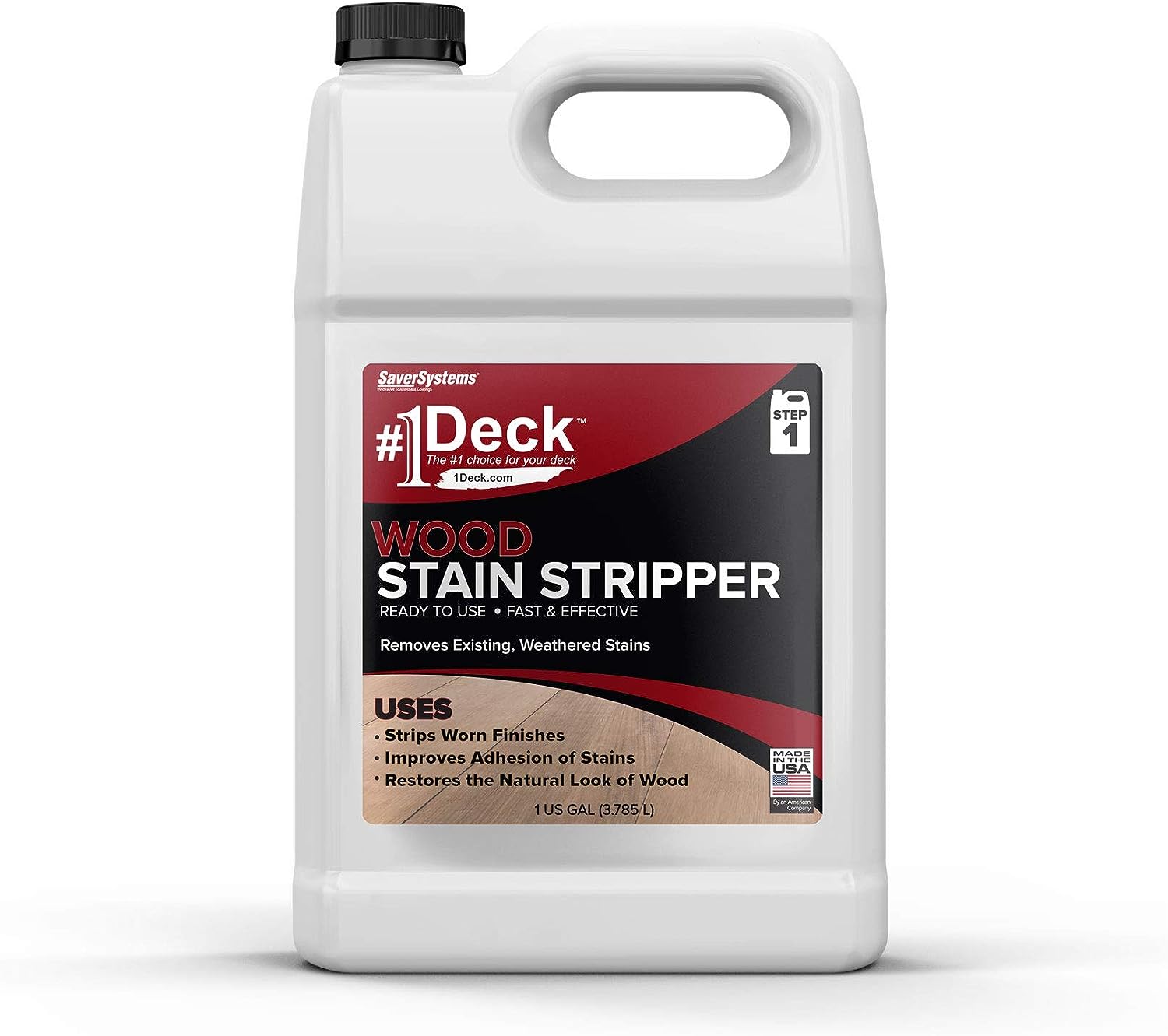 #1 Deck Wood Stain Stripper - 1 Gallon - Ready to Use, [...]