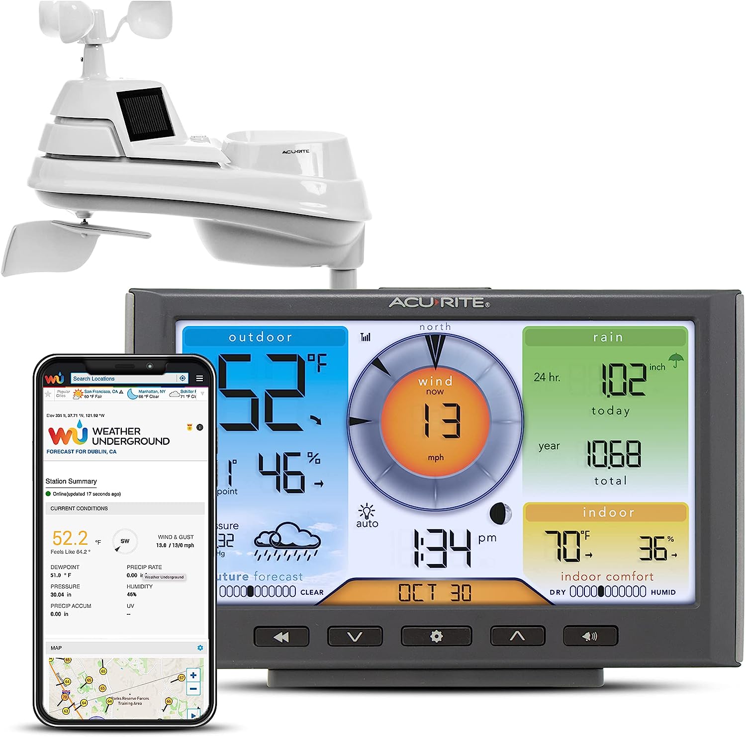 AcuRite Iris (5-in-1) Home Weather Station with Wi-Fi [...]
