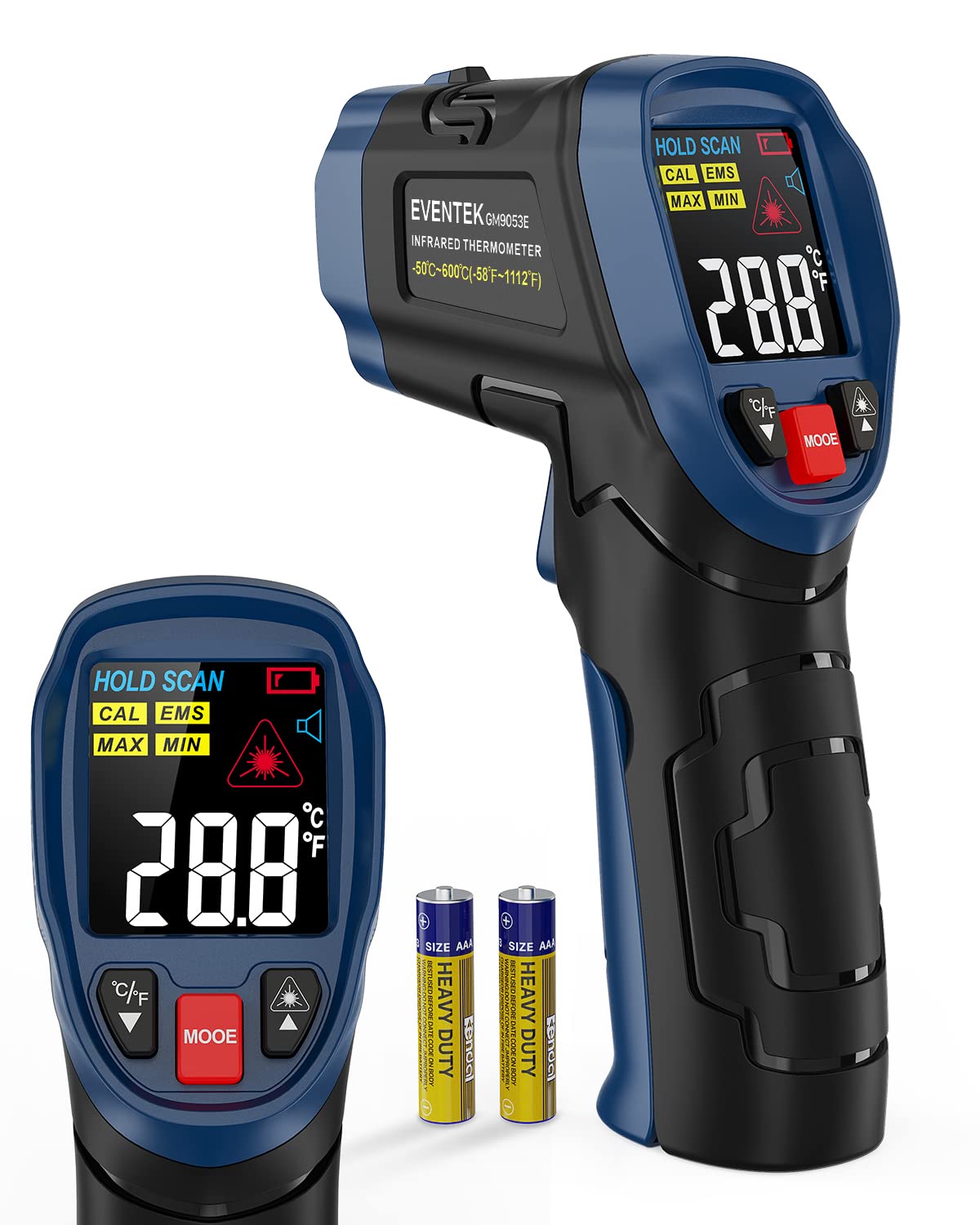 Eventek Infrared Thermometer, -50°C~600°C [...]